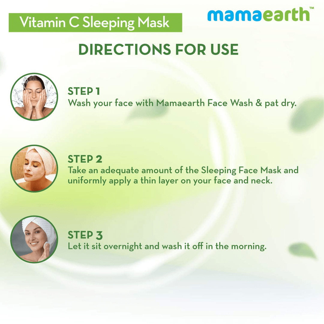 Buy Mamaearth Vitamin C Sleeping Mask with Aloe Vera for Skin